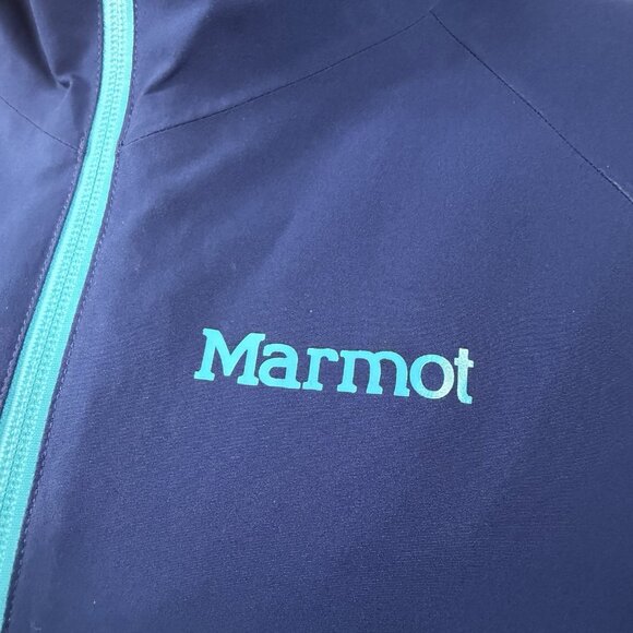 Marmot Refuge Jacket Arctic Navy Womens M Medium Ski Snowboard Primaloft Gorp - Picture 4 of 14